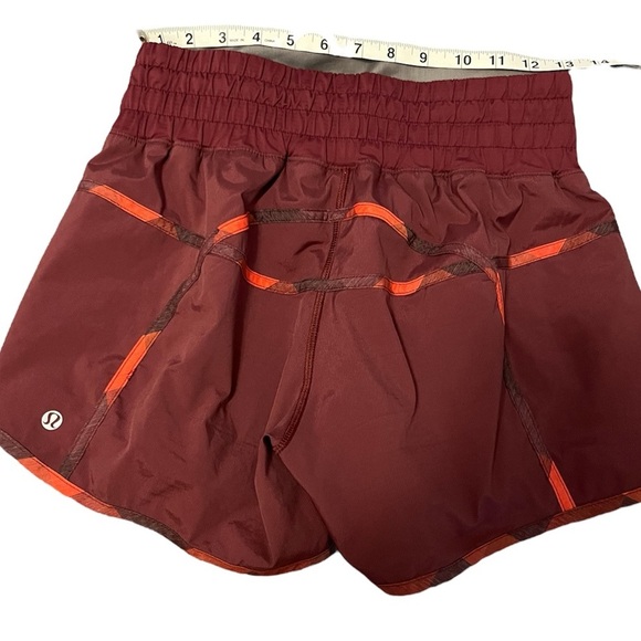 Lululemon Vintage Tracker Short Yama Check Flaming Tomato Rust Plaid - Picture 2 of 6
